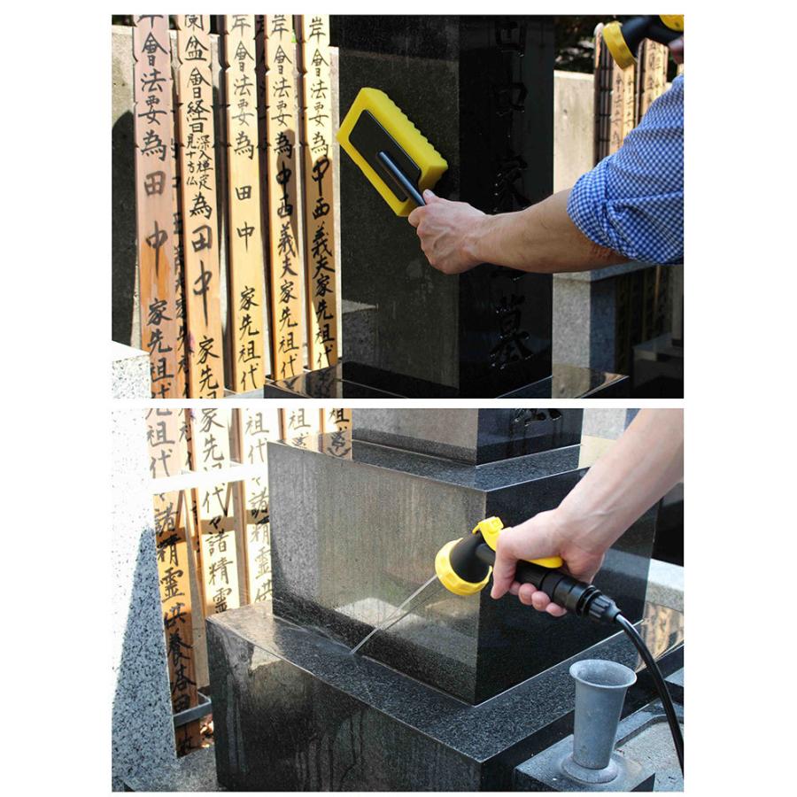 マルハチ産業 ポンプ式水圧クリーナー おそうじ当番 6L 掃除のときに便利なスポンジセット 加圧 シャワー 掃除 ポータブルシャワー ブラシ 水タンク 代引不可 | ブランド登録なし | 13