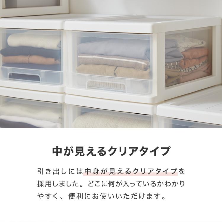 QVC 中身が見える収納ボックス9個セット　衣類ケース　衣装ケース 収納ボックス 収納ケース 9個セット 日本製 完成品 衣装ケース 押入れ