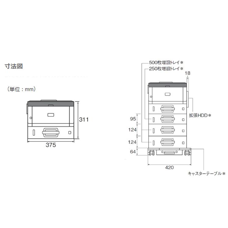 リコー RICOH A4モノクロプリンター RICOH P 501 レーザープリンタ オフィス 会社 プリント 印刷 プリンター 家電 シンプル｜recommendo｜02