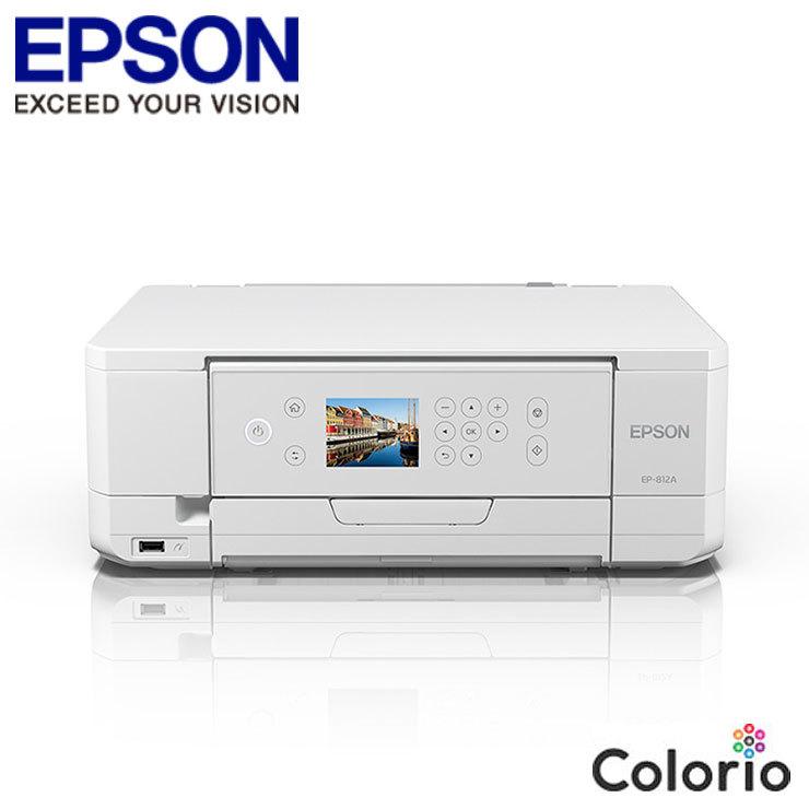 EPSON エプソン Colorio カラリオ A4カラーインクジェット複合機 6色染料 EP-812A｜recommendo