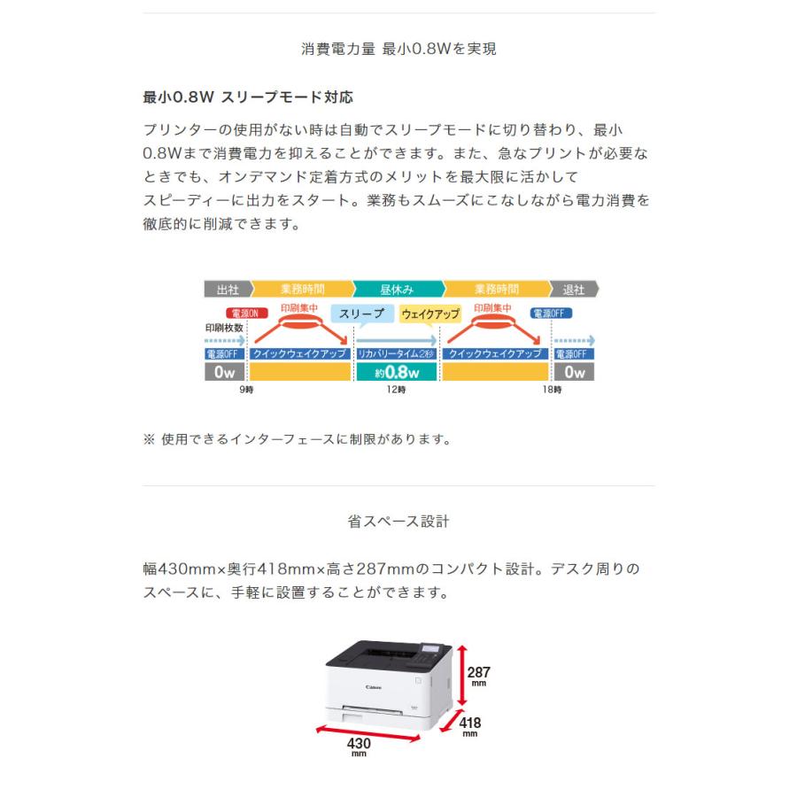Canon カラーレーザープリンター Satera LBP621C キヤノン LAN スマホ
