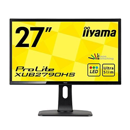 iiyama 27型ワイドFullHD 3系統入力スピーカー付 スリムベゼル XUB2790HS-B1 XUB2790HS-B1｜recommendo