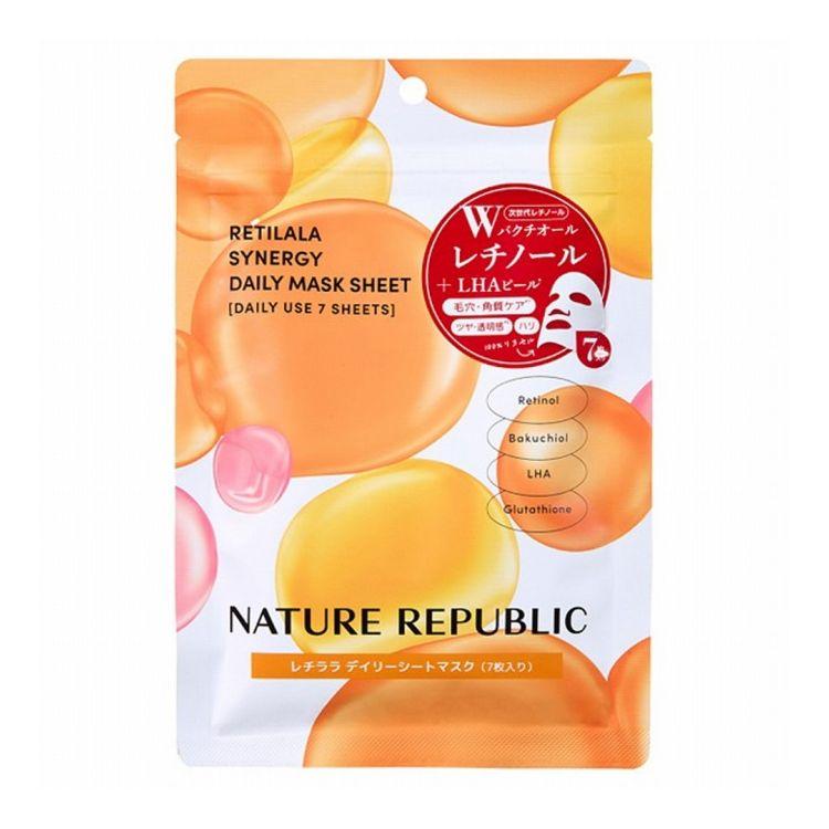 ネイチャーリパブリック レチララ デイリーシートマスク 7枚 フェイス