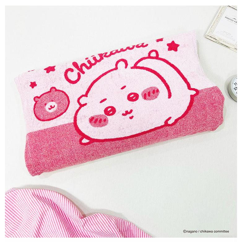 のびのび枕カバー ちいかわ ハチワレ うさぎ モモンガ 約32×52cm