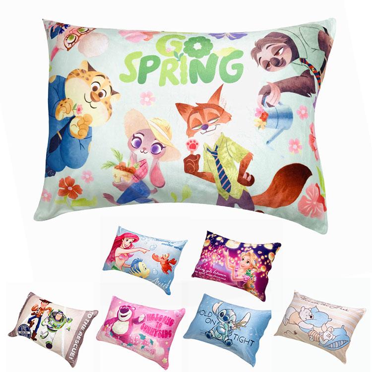 枕カバー ズートピア プー スティッチ トイストーリー ロッツォ