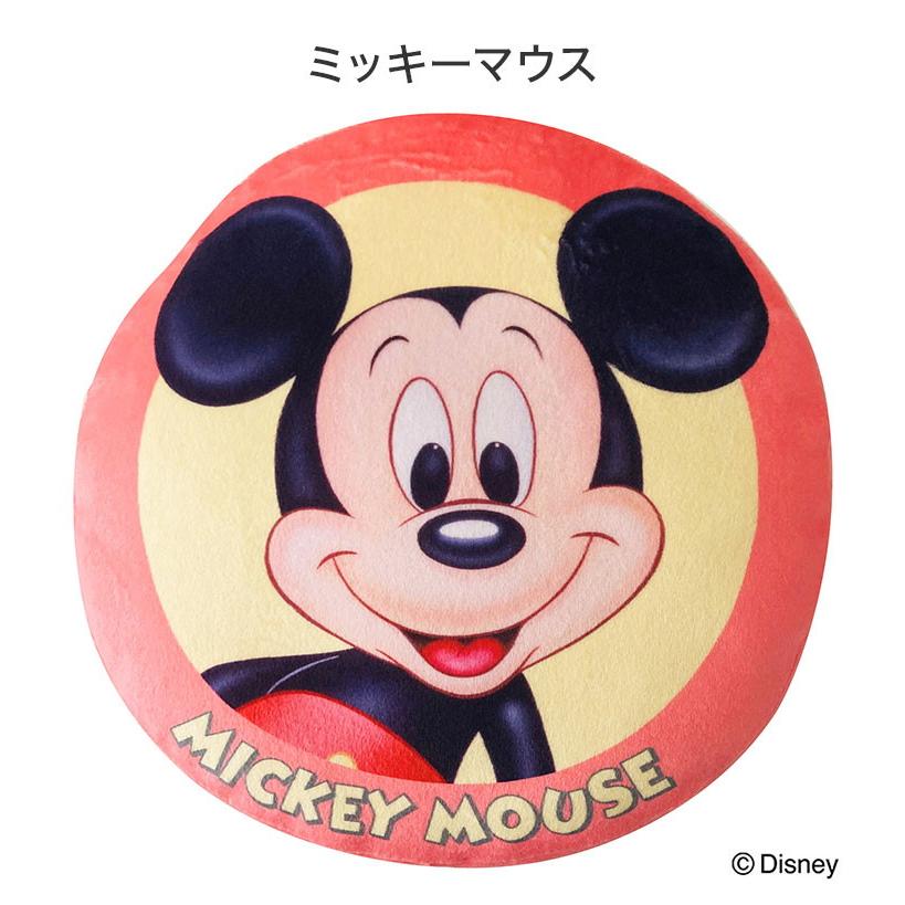 ディズニー パフクッション レトロ ミッキー フェイス キャラクター