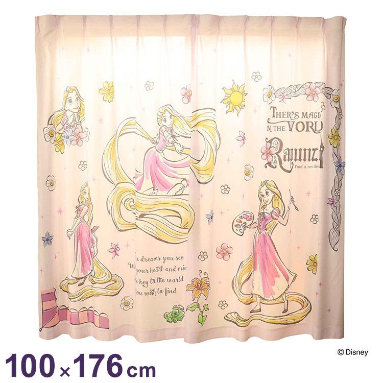 MORIPiLO ディズニー レースカーテン 幅100x176cm丈 2枚組