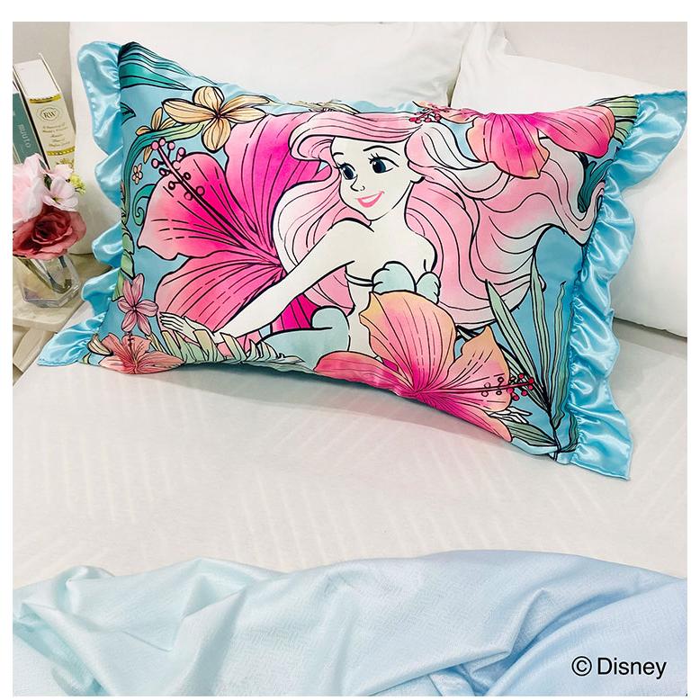 シルキータッチ枕カバー ディズニープリンセス ピローカバー フリル