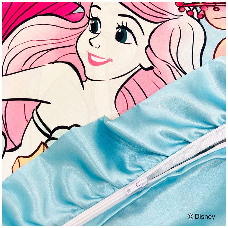 シルキータッチ枕カバー ディズニープリンセス ピローカバー フリル