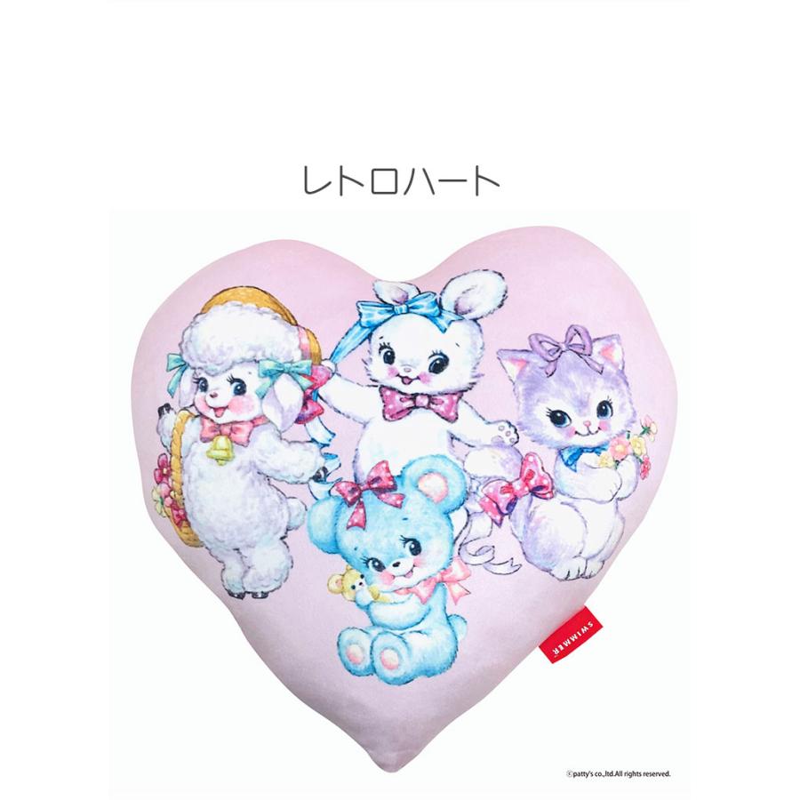 SEASummer♥クッションダグ　チャーム付き ４個セット ダイカットクッション SWIMMER ギンガムチェック レトロ スイマー