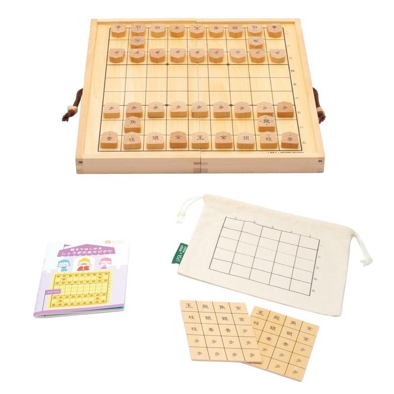 正規販売店 ウッディプッディ はじめてのしょうぎセット 将棋盤