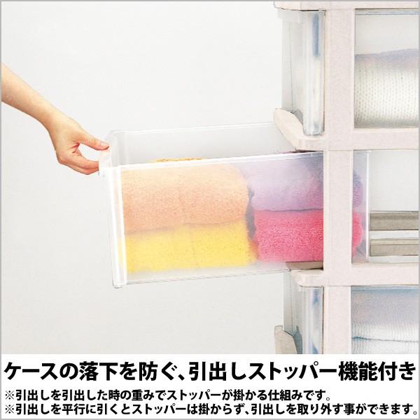天馬 衣装ケース 引き出し 3段 クローゼット ワイド540 カプチーノ
