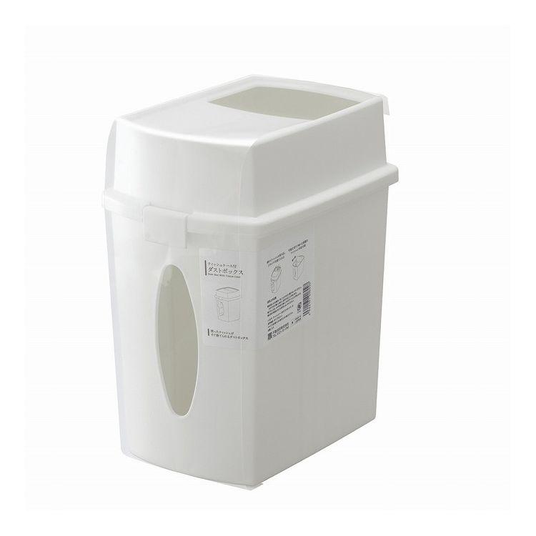 不動技研 ティッシュケース付ダストボックスごみ箱 ティッシュケース