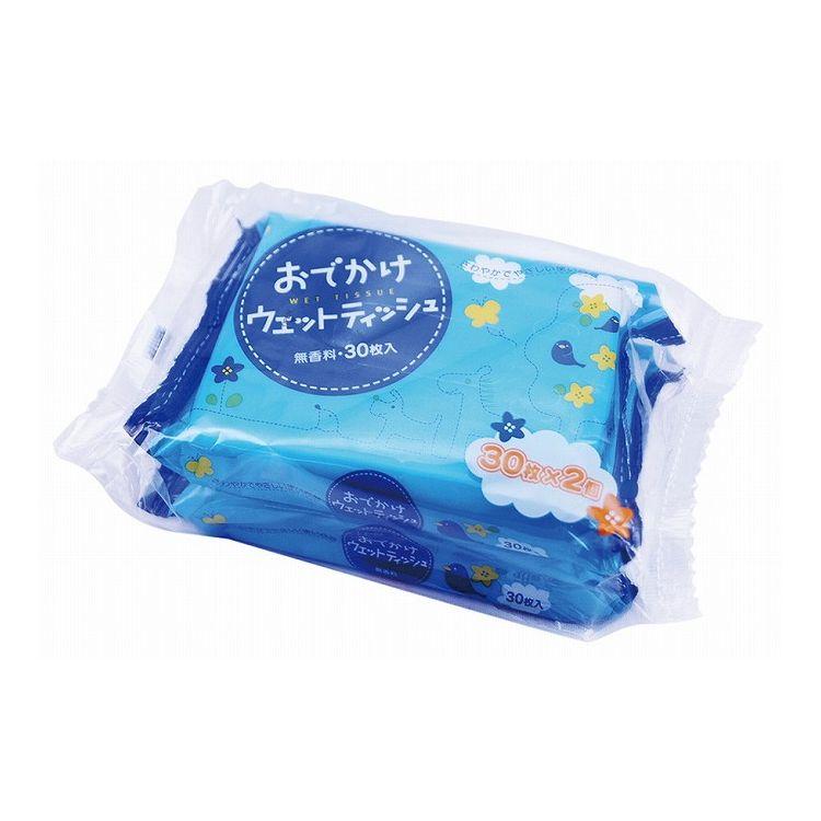 10個セット サニーテックス おでかけウェットティッシュ 30枚×2個