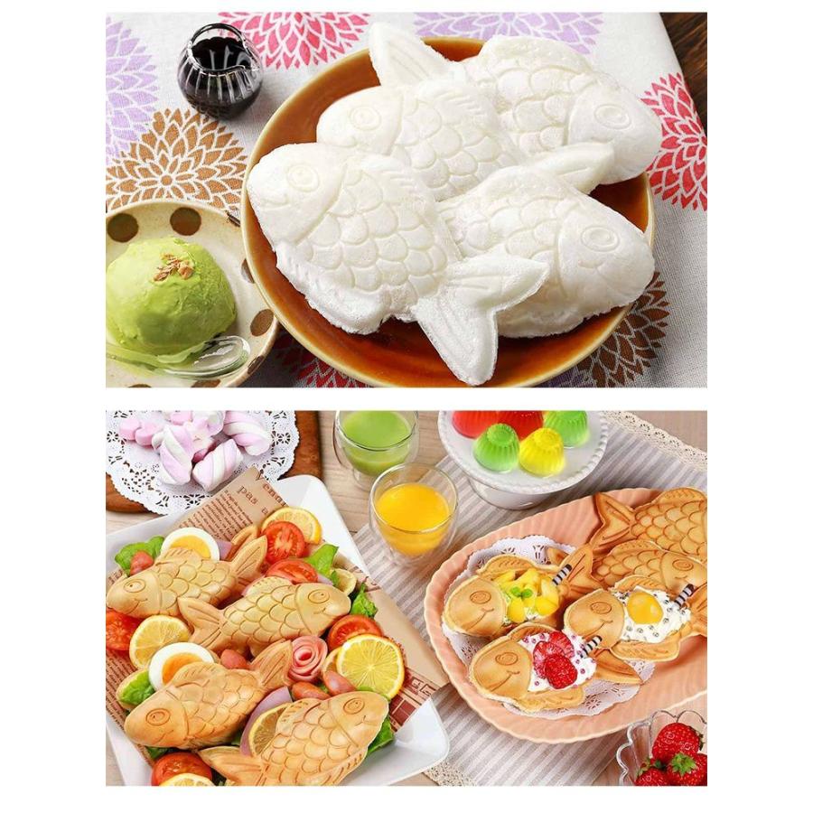 ライソン☆新品 洗えるたい焼きメーカー ホワイト ホットメーカー 家電 LITHON-洗えるたい焼きメーカー