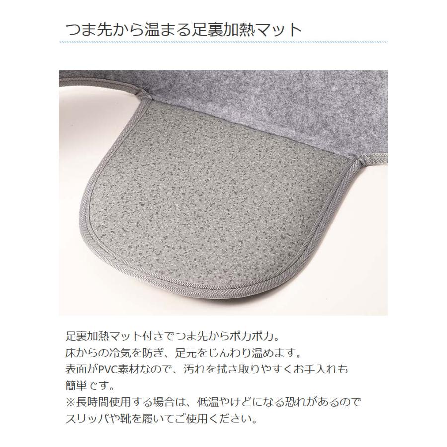 ライソン LITHON 巻くコタツ 足暖 SOKUDAN パネルヒーター 暖房 360度