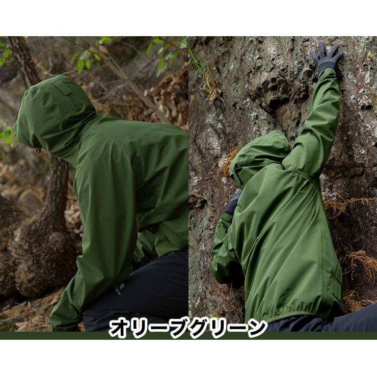 THE ROOTS ストレッチレインスーツ 上下セット 伸縮性あり 軽量 メンズ