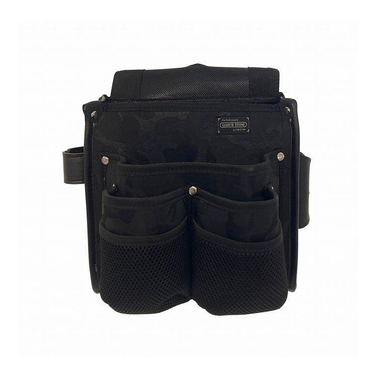 コヅチ Worktime Radical 腰袋 仮枠袋 迷彩ブラック KNR-01MBK
