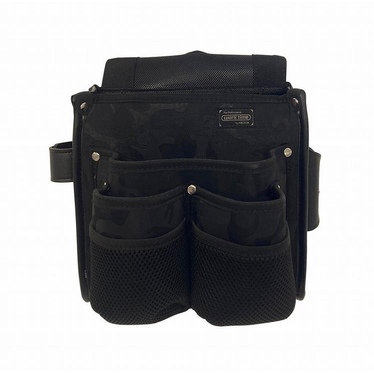 コヅチ Worktime Radical 腰袋 仮枠袋 迷彩ブラック KNR-01MBK