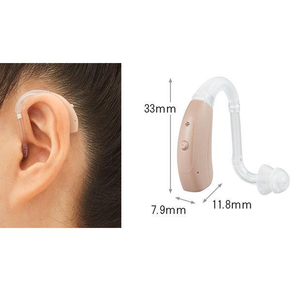 ONKYO補聴器 OHS-EH21 耳あな型 補聴器 左右兼用 オンキョー ハウリング低減 ドーム型 コンパクト 目立ちにくい 軽量 手軽 生活防水 防水 防塵 IP67｜recommendo｜09