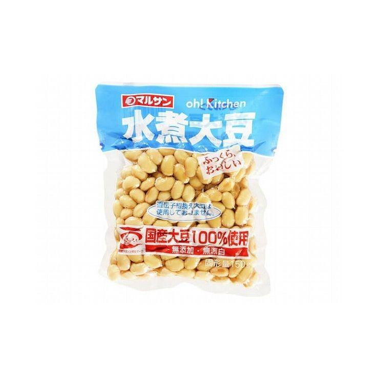 まとめ買い マルサン 国産水煮大豆 150g x20個セット 食品 セット セット販売 まとめ 代引不可｜recommendo