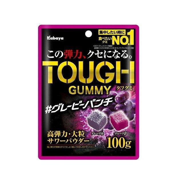 6個セット カバヤ タフグミ グレーピーパンチ 100g x6 まとめ買い