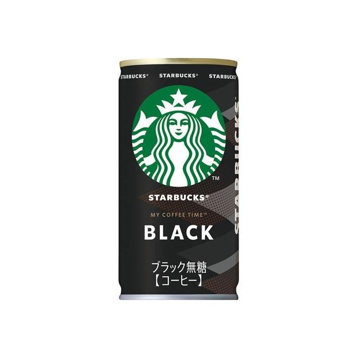 単品30個セット サントリー スターバックス ブラック 缶 185g 代引不可