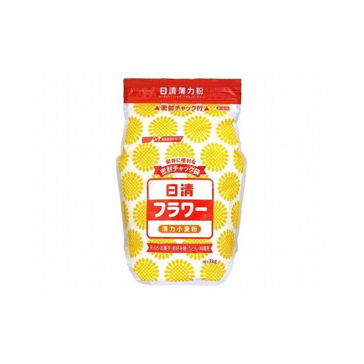 まとめ買い 日清製粉 小麦粉フラワー チャック付 1kg x15個セット 食品