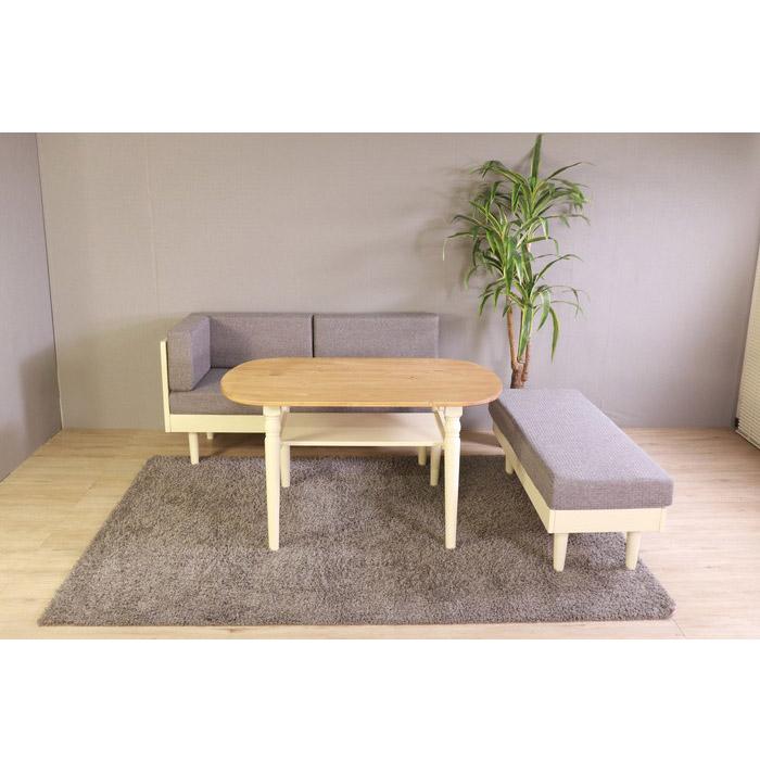 センターテーブル 北欧調 幅120cm ローテーブル リビングテーブル