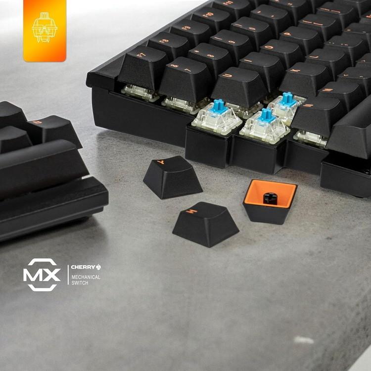 Barocco Mistel MD770 RGB 英語配列/茶軸 左右分離型 有線式