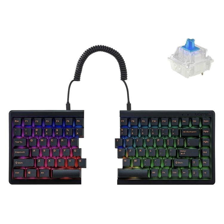 Barocco Mistel MD770 RGB 英語配列/青軸 左右分離型 有線式