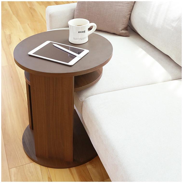 サイドテーブル ナイトテーブル 幅40cm 高さ54cm ソファサイド ベッド