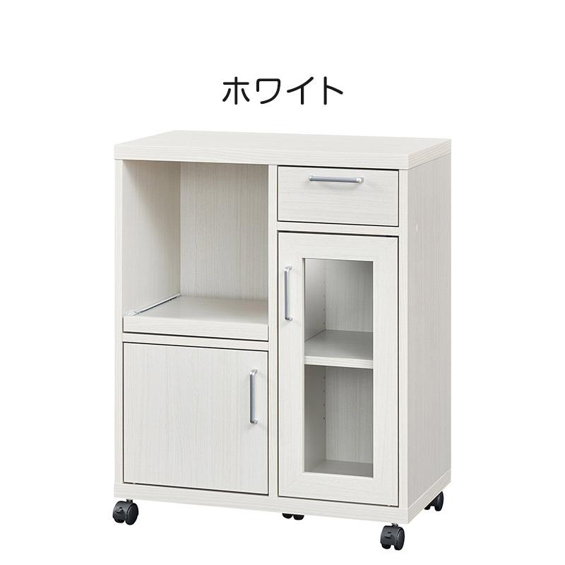 白井産業 カウンターワゴン 食器棚 幅64cm 高さ80cm スライド棚 白井産業 カウンターワゴン 食器棚 幅64cm 高さ80cm スライド棚