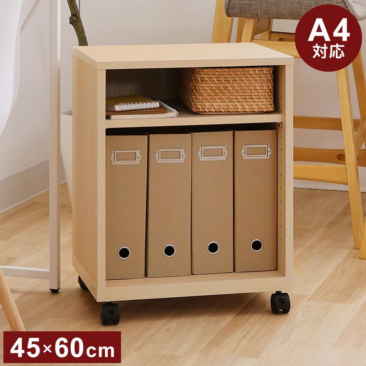 白井産業 サイドワゴン ラック 幅45cm 高さ60cm ナチュラル 白井産業 サイドワゴン ラック 幅45cm 高さ60cm ナチュラル