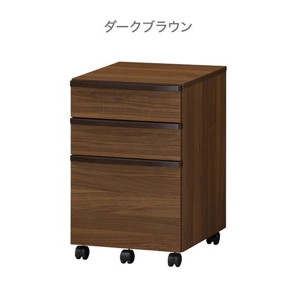 デスクワゴン セパルテック キャスター付き アンダーチェスト 高さ60cm 収納チェスト チェストワゴン 片付け サイドワゴン 収納 引出し オフィスワゴン 代引不可の画像