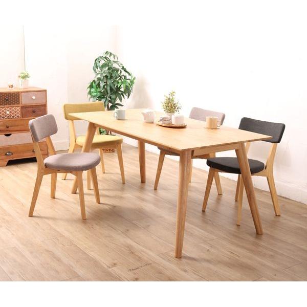 家具 インテリア ダイニングテーブル 180cm 6人用 机 食卓 オーク 無垢