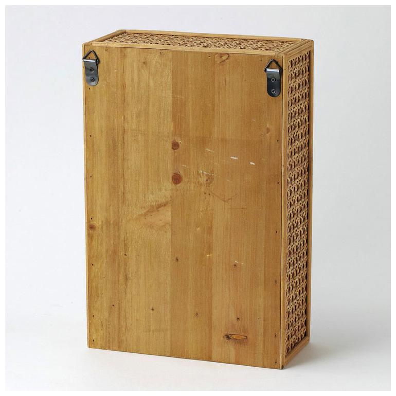 ラタン　籐　ガラス扉付　キャビネット　レトロ ラタン 籐 ガラス扉付 キャビネット レトロ ラタン 籐 ガラス扉付