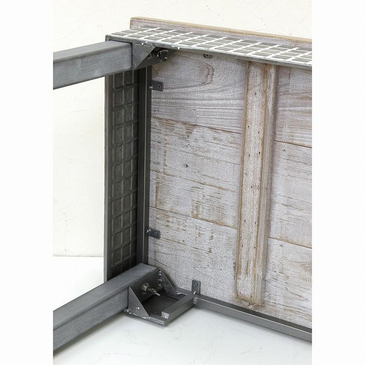 SCANDINAVIAN メタルスタンドウッドテーブル FJGK2950 代引不可 幅 奥行