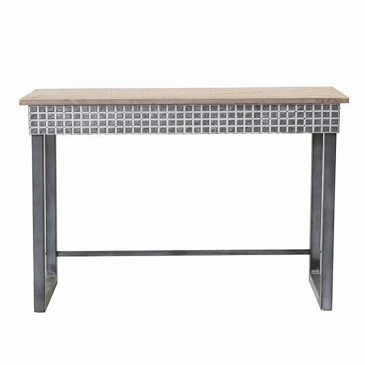 SCANDINAVIAN メタルスタンドウッドテーブル FJGK2950 代引不可 幅 奥行