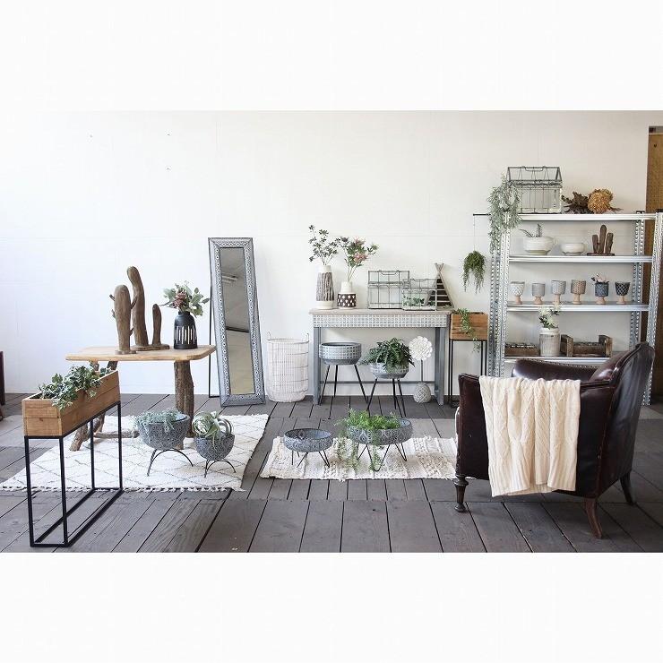 SCANDINAVIAN メタルスタンドウッドテーブル FJGK2950 代引不可 幅 奥行