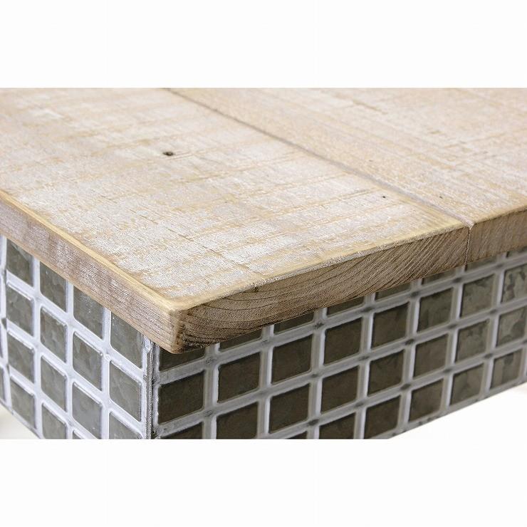 SCANDINAVIAN メタルスタンドウッドテーブル FJGK2950 代引不可 幅 奥行