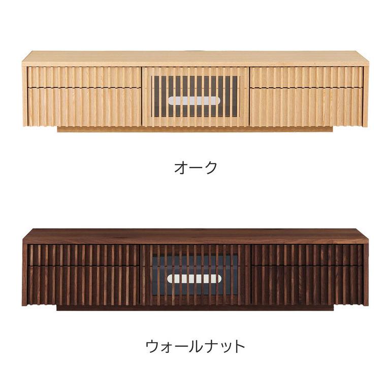 テレビ台 国産 幅180cm 壁掛け ローボード 縦格子 和風 日本 テレビ