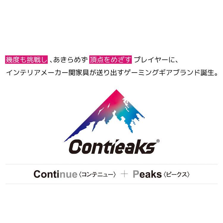 Eiger ゲーミングチェア Contieaks アイガー コンティークス 低床座 eスポーツ 3Dアームレスト PCチェア 高機能チェア 代引不可｜recommendo｜11