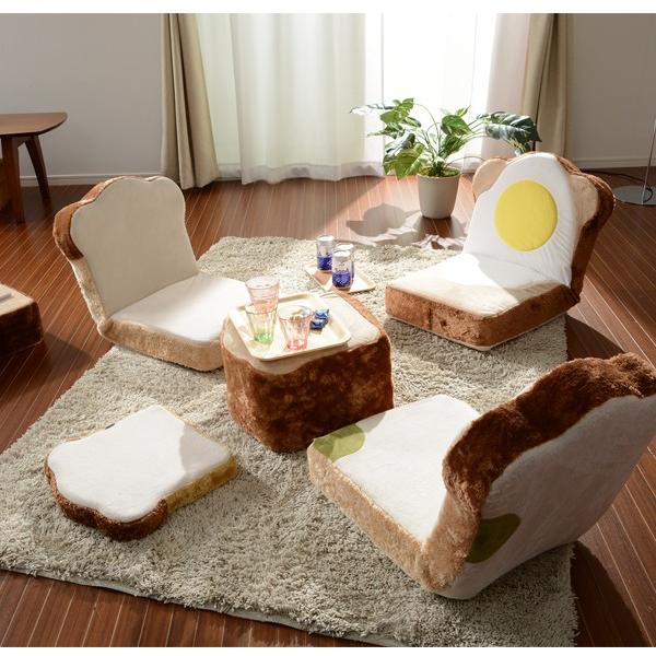 カバーリング パン座椅子 日本製 座椅子 食パン トースト パン 国産