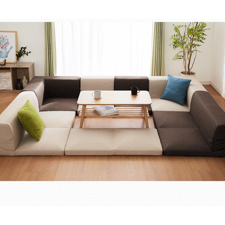 リコメン堂 日本製 フロアソファ FRESHKA 専用 ジョイントマット