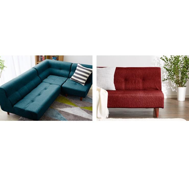 日本製 ローソファ コーナー 部分 単品 コーナーソファ 国産 ソファ