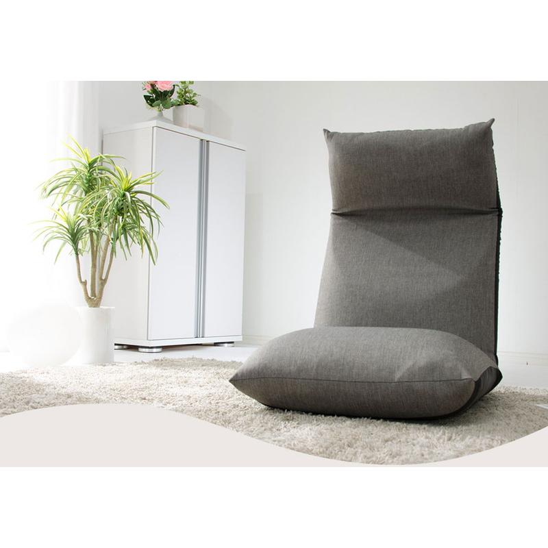 座椅子 日本製 ポケットコイル リクライニング ハイバック 一人掛け 1