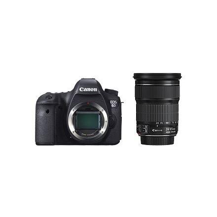 キヤノン <EOS>Canon ミラーレス一眼カメラ EOS 6D・EF24-105L IS USM レンズキット(2020万画素/ブラック)[8035B197] EOS6D24105ISSTMLK 代引不可｜recommendo