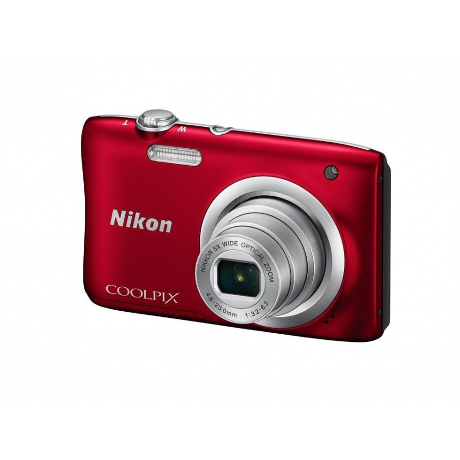 ニコン <COOLPIX>Nikon デジタルカメラ COOLPIX A100(2005万画素/光学ｘ5/レッド) A100RD 代引不可｜recommendo