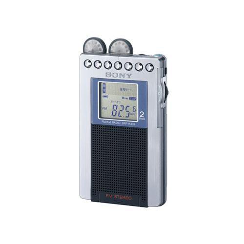 FMステレオ/AMポケッタブルラジオ R431 シルバー ソニー SRF-R431/S
